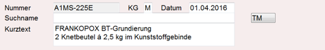 Ausschnitt Detailfenster Artikel der FRANKEN-Systems GmbH