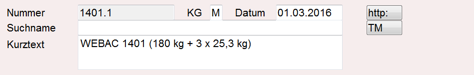 Ausschnitt Detailfenster Artikel der WEBAC-Chemie GmbH